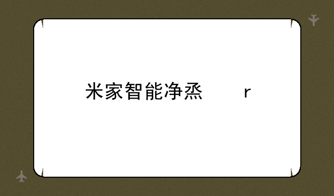 米家智能净烟机