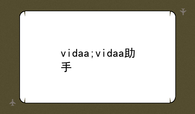 vidaa;vidaa助手