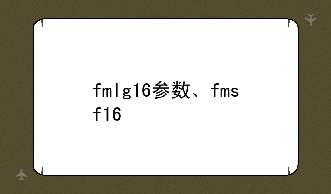 fmlg16参数、fmsf16