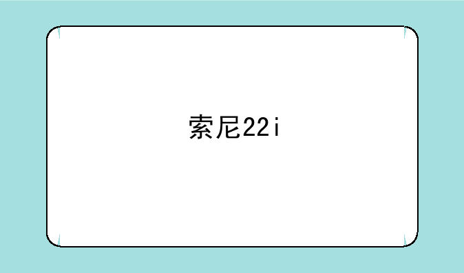 索尼22i