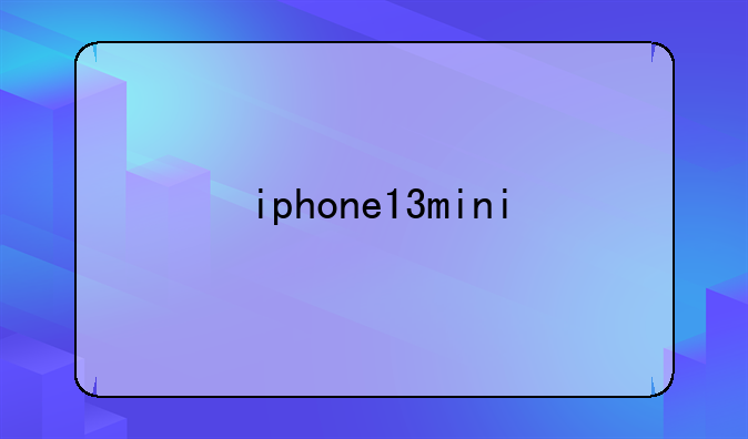 iphone13mini