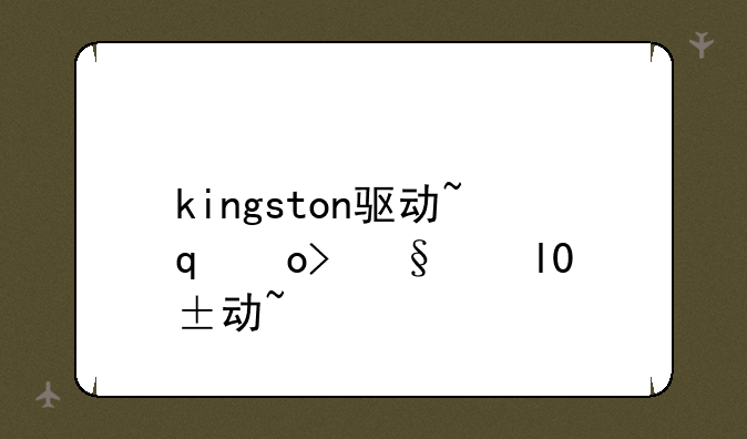 kingston驱动~金士顿m2驱动